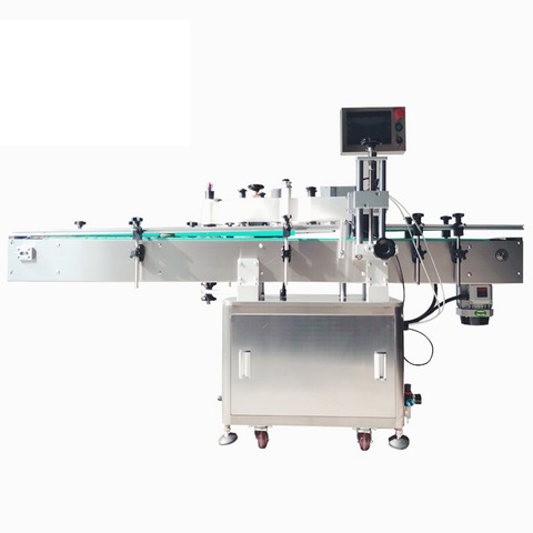 Automatische Aufkleber quadratische runde Gläser Flaschen Etikettenapplikator