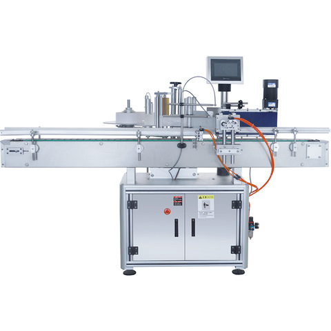 Automatische Doppelseiten-Etikettiermaschine für flache Flaschen