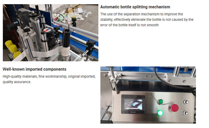 Details zur automatischen Etikettiermaschine für Tischflaschen