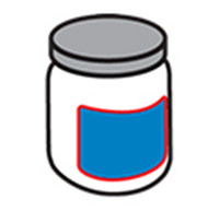 Runde Flaschenbeschriftung