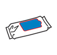 Beschriftung der Oberseite